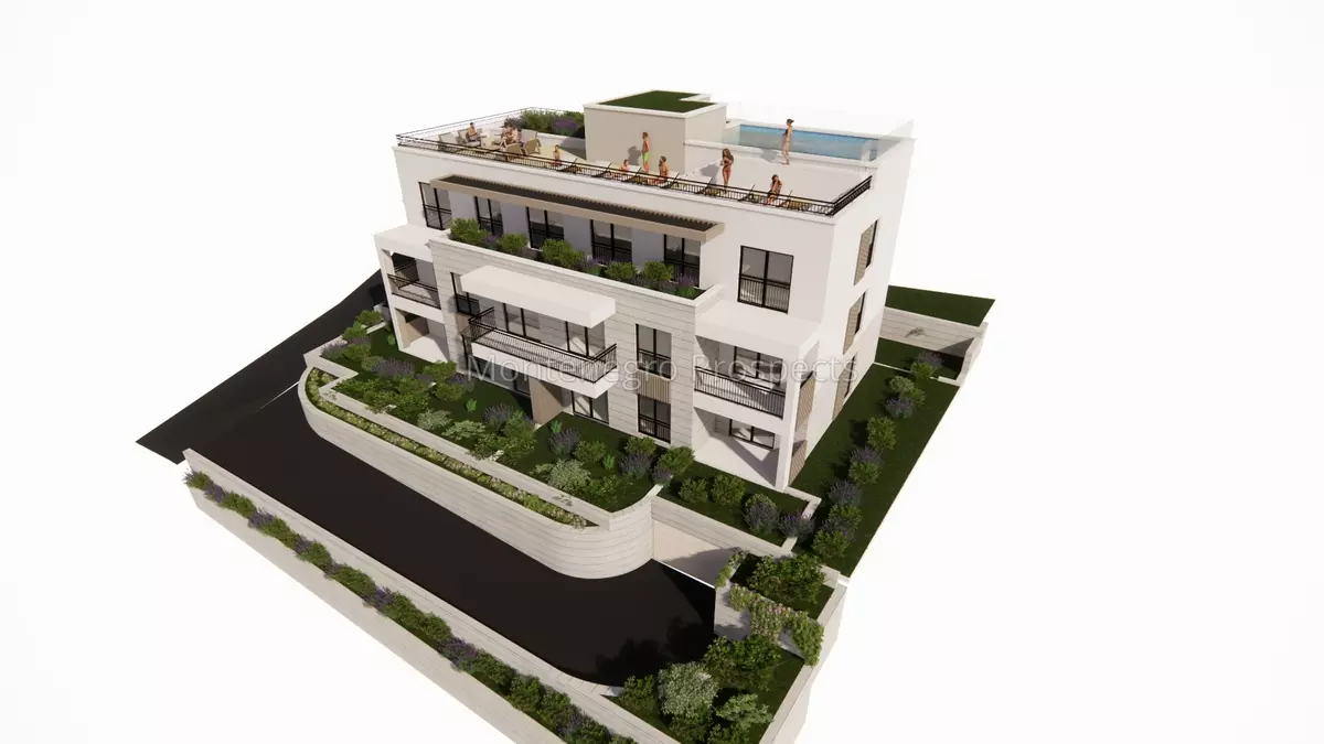 New apartments with sea views in dobrota kotor bay 13834 2