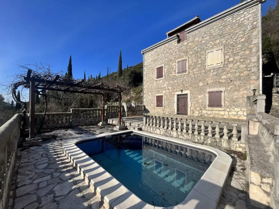 Beautiful stone house with a pool in glavaticici bigova 13553 14
