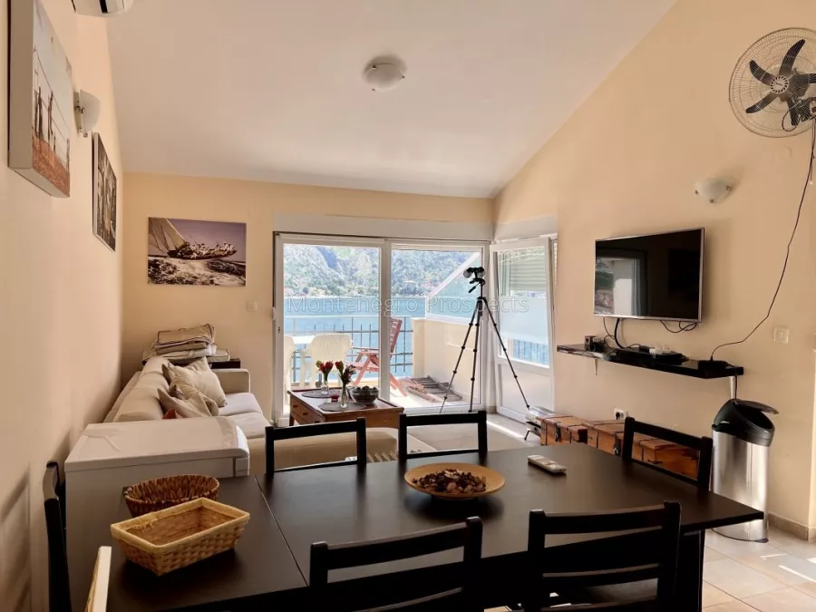 Two bedroom apartment with stunning sea views in muo kotor bay 13609 1