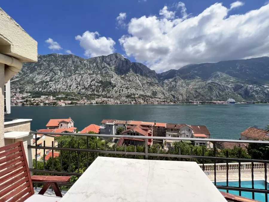 Two bedroom apartment with stunning sea views in muo kotor bay 13609 5