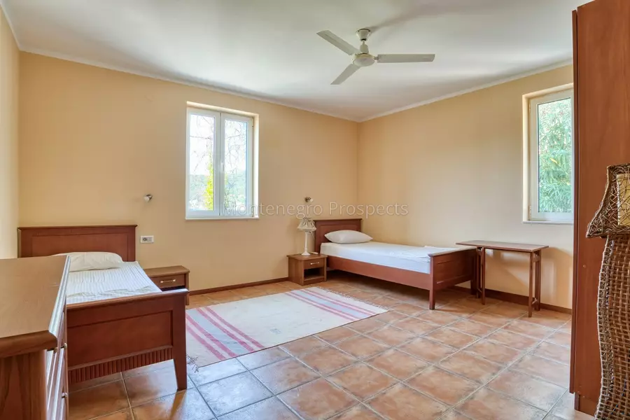 Stone villa on the first line to the sea in lepetani tivat 13822 11