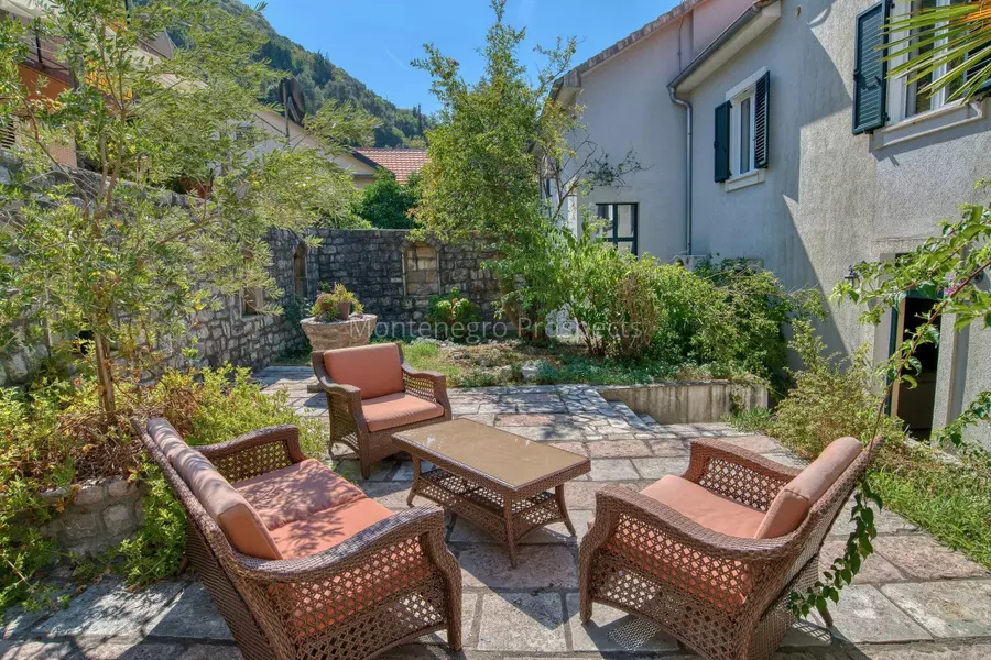 Stone villa on the first line to the sea in lepetani tivat 13822 21