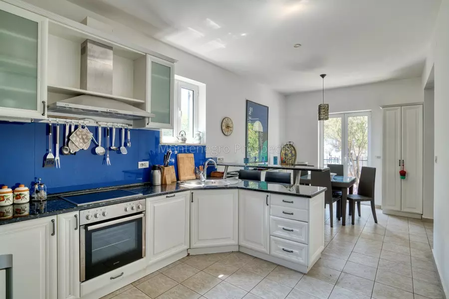 Stone villa on the first line to the sea in lepetani tivat 13822 48