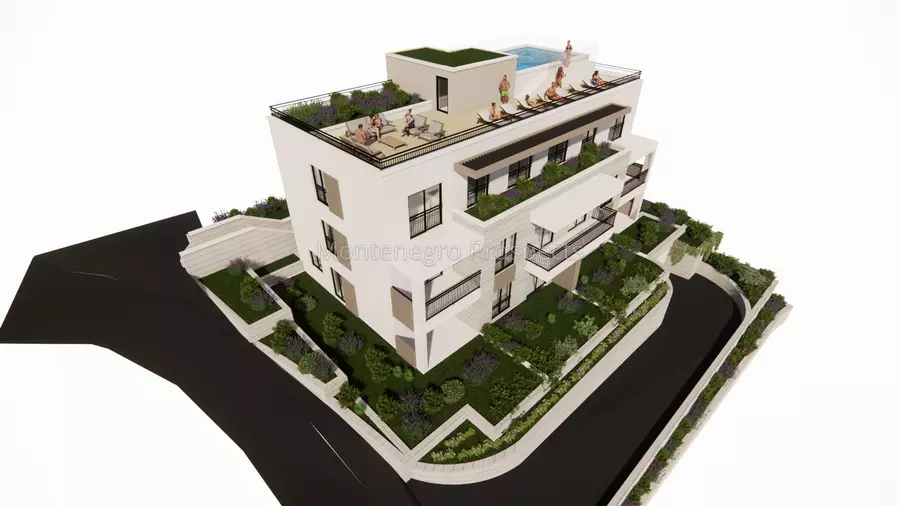 New apartments with sea views in dobrota kotor bay 13834 3