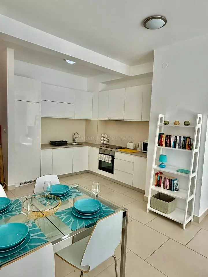 Stylish one bedroom apartment in complex with a pool kotor bay 13841 1 1