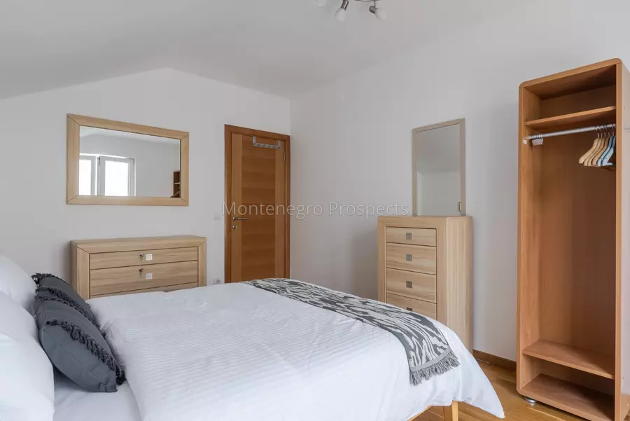 Two bedroom apartment with sea views in prcanj kotor bay 13854 9