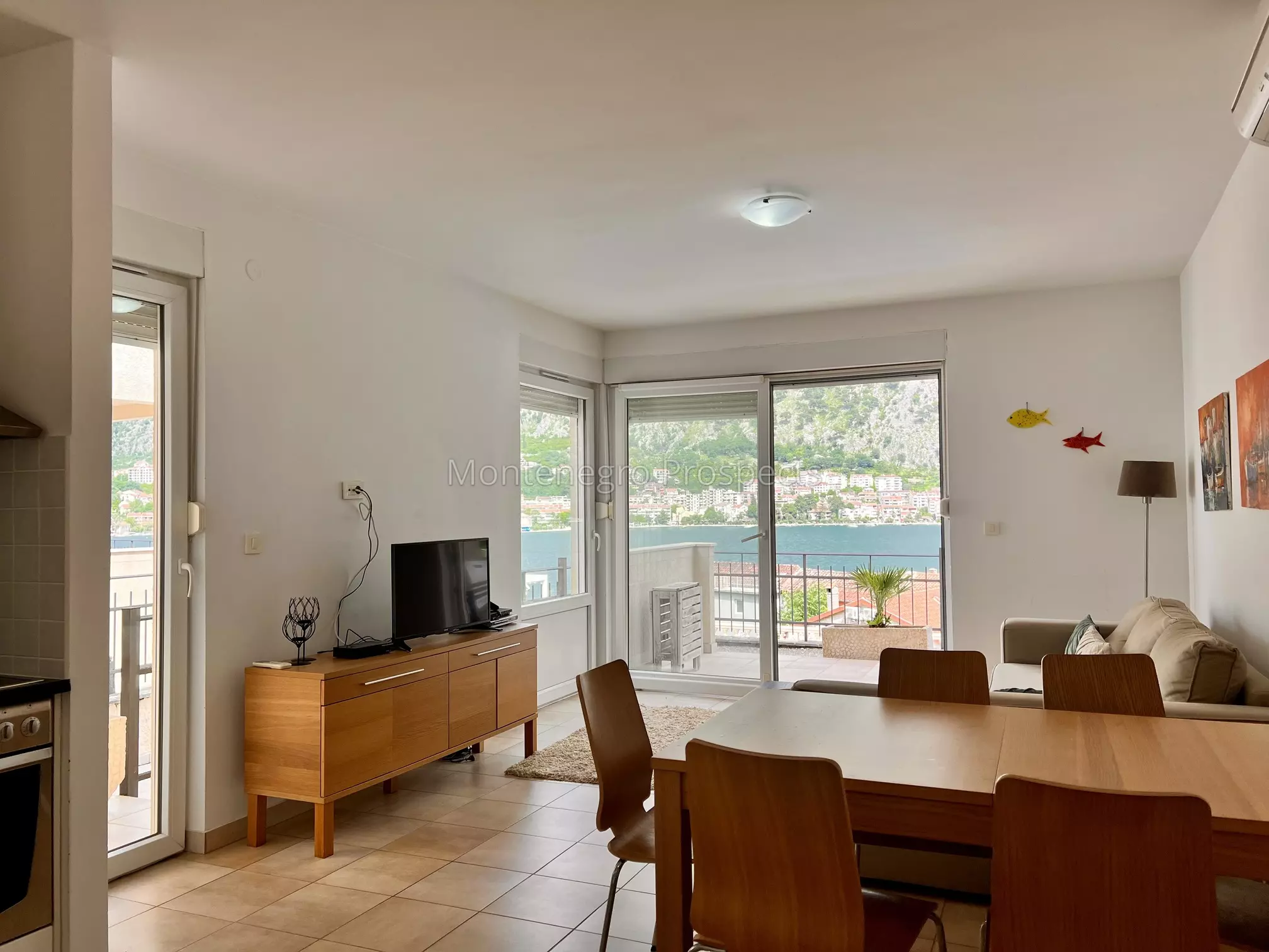 Two bedroom apartment with undisturbed sea views kotor bay 13800 6   copy