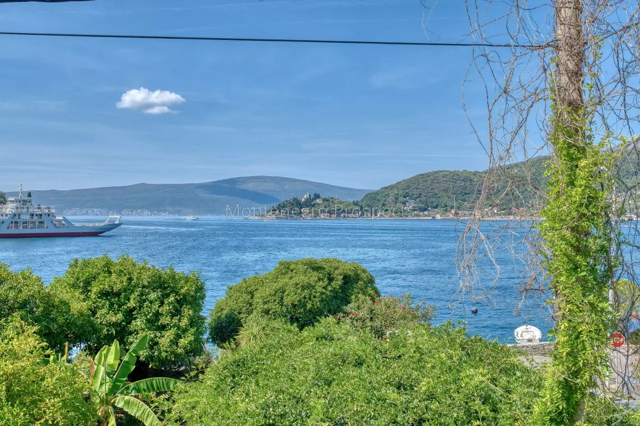 Stone villa on the first line to the sea in lepetani tivat 13822 14