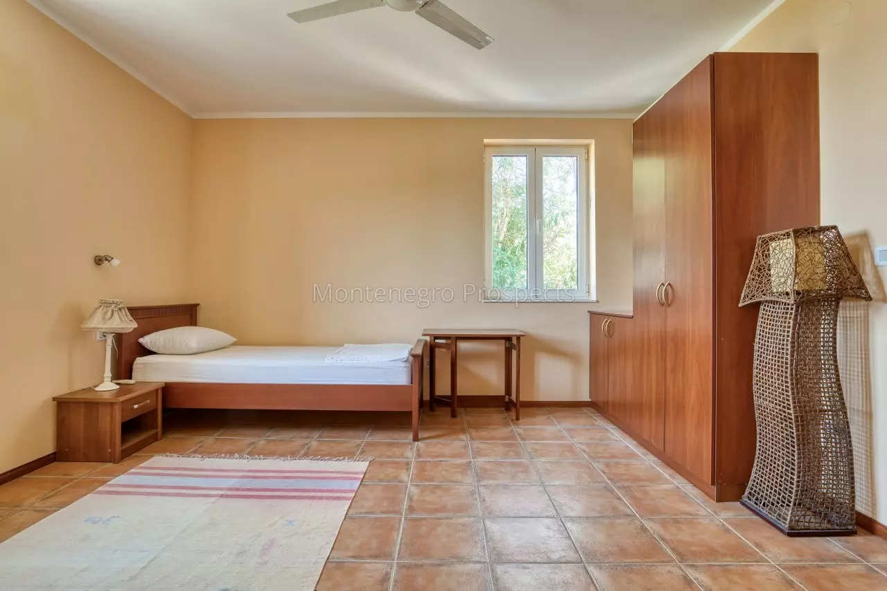 Stone villa on the first line to the sea in lepetani tivat 13822 16