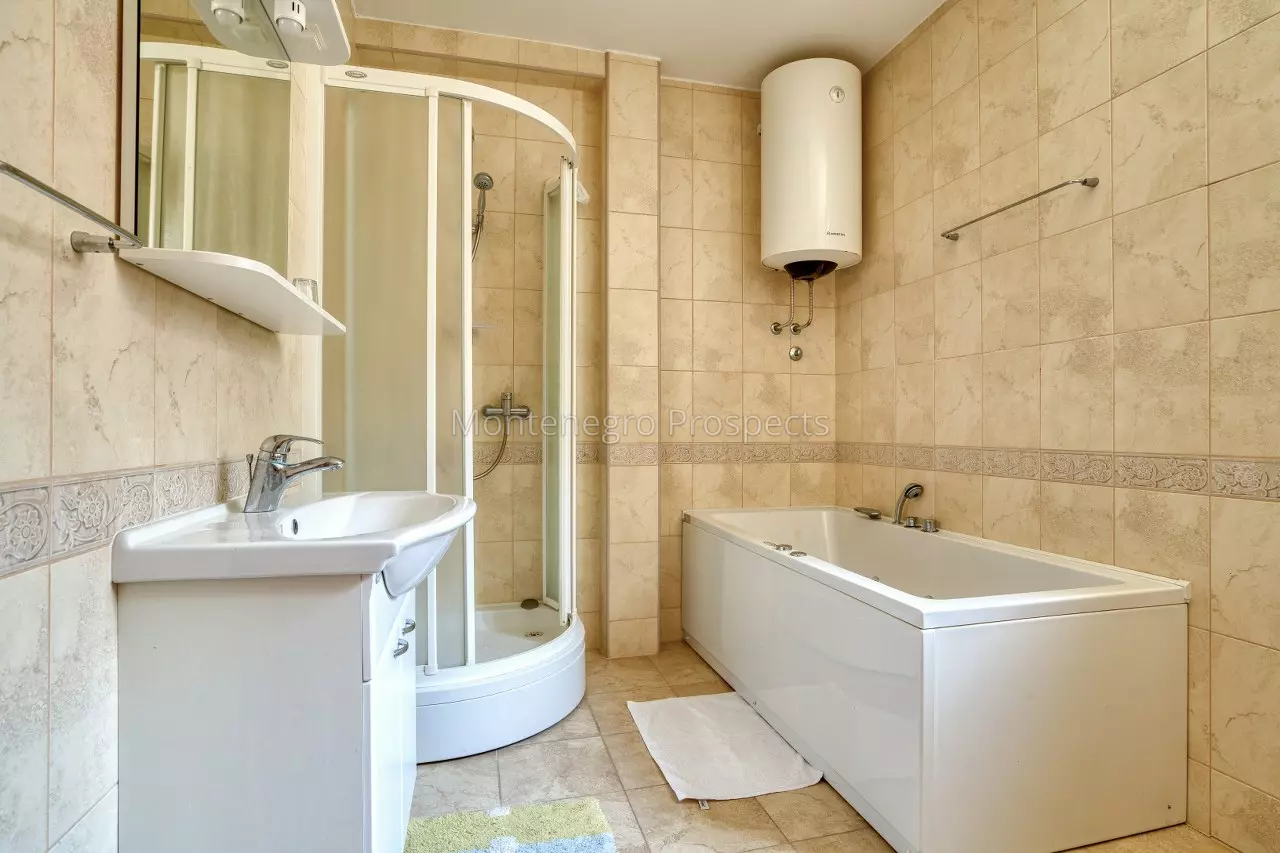 Stone villa on the first line to the sea in lepetani tivat 13822 17