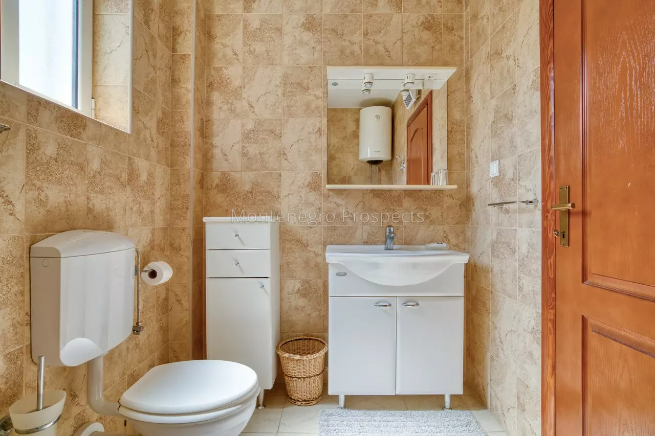 Stone villa on the first line to the sea in lepetani tivat 13822 34