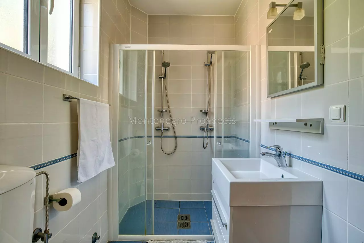 Stone villa on the first line to the sea in lepetani tivat 13822 41