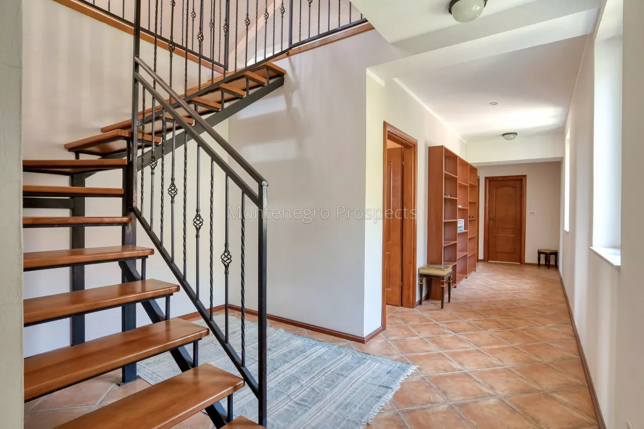 Stone villa on the first line to the sea in lepetani tivat 13822 43