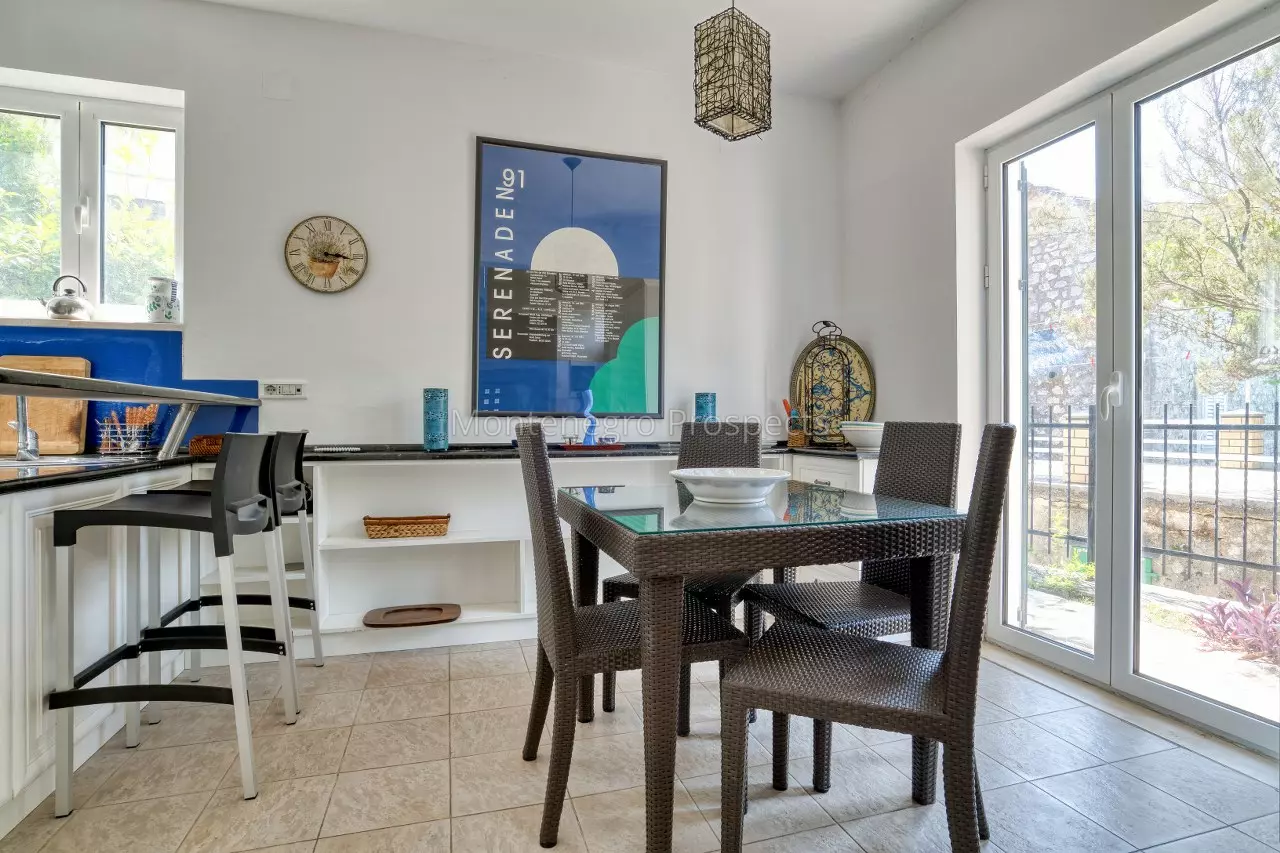 Stone villa on the first line to the sea in lepetani tivat 13822 45