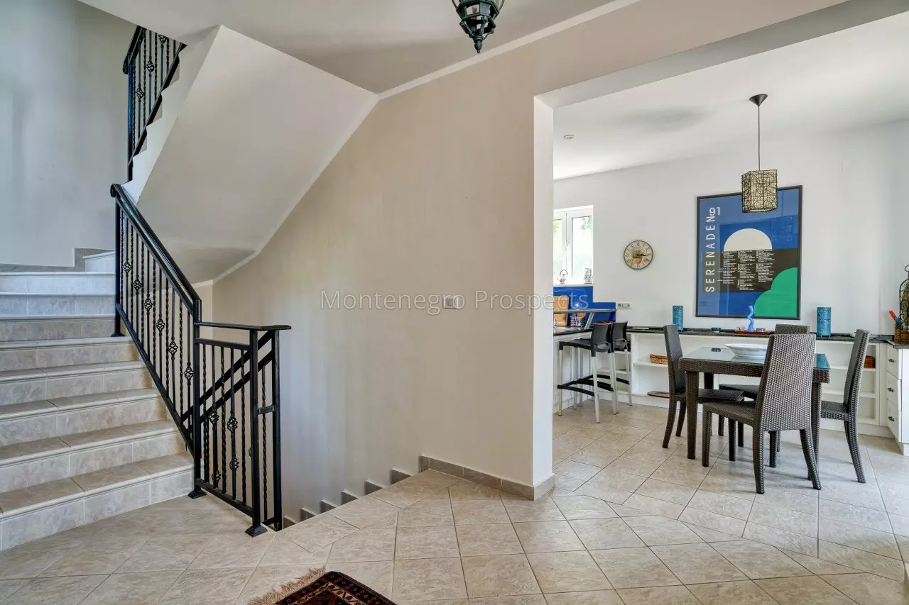 Stone villa on the first line to the sea in lepetani tivat 13822 49