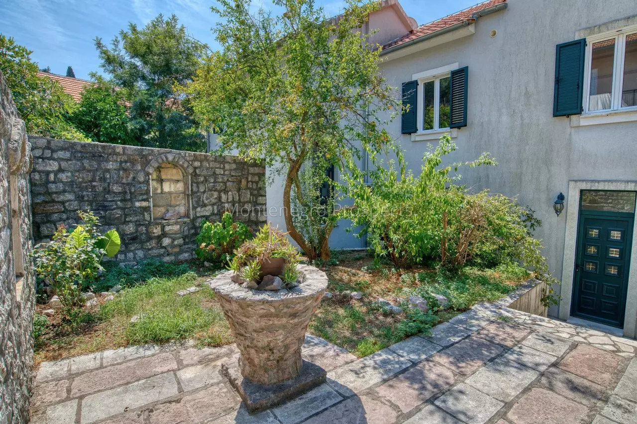 Stone villa on the first line to the sea in lepetani tivat 13822 50