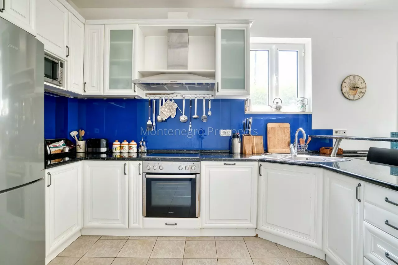 Stone villa on the first line to the sea in lepetani tivat 13822 51