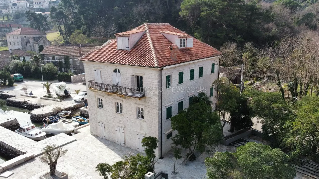 Stunning waterfront stone house ideal for a hotel in prcanj kotor bay 13569 12
