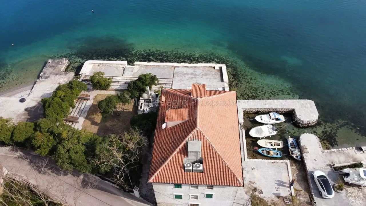 Stunning waterfront stone house ideal for a hotel in prcanj kotor bay 13569 15