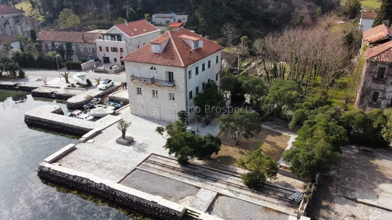Stunning waterfront stone house ideal for a hotel in prcanj kotor bay 13569 21