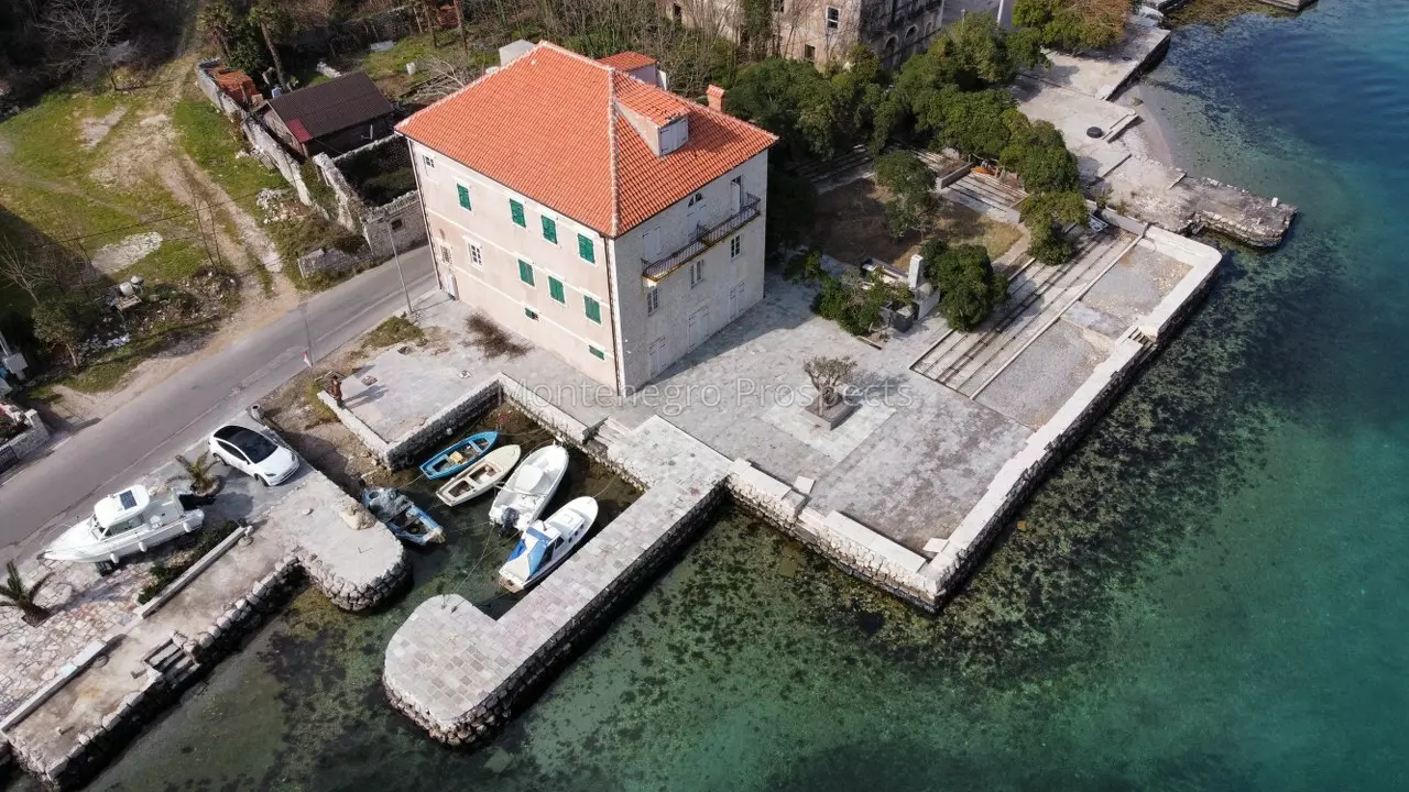 Stunning waterfront stone house ideal for a hotel in prcanj kotor bay 13569 23