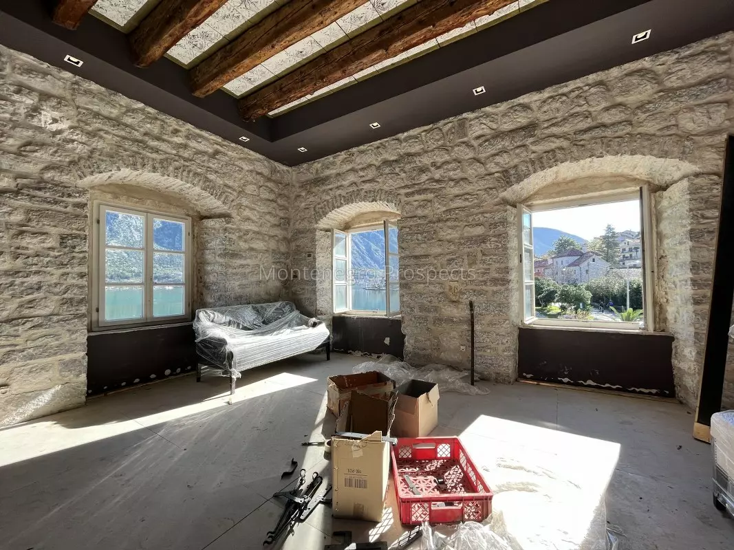 Stunning waterfront stone house ideal for a hotel in prcanj kotor bay 13569 27