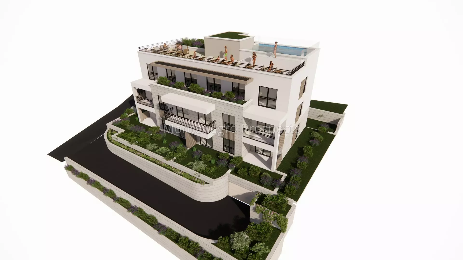 New apartments with sea views in dobrota kotor bay 13834 2