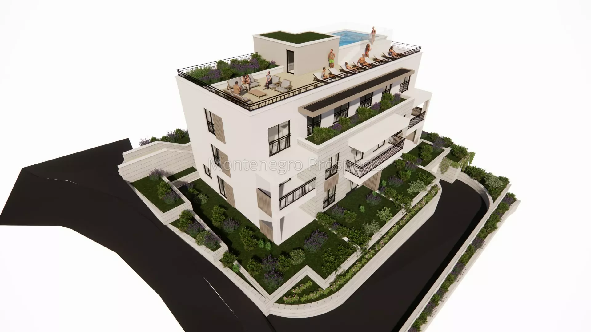 New apartments with sea views in dobrota kotor bay 13834 3