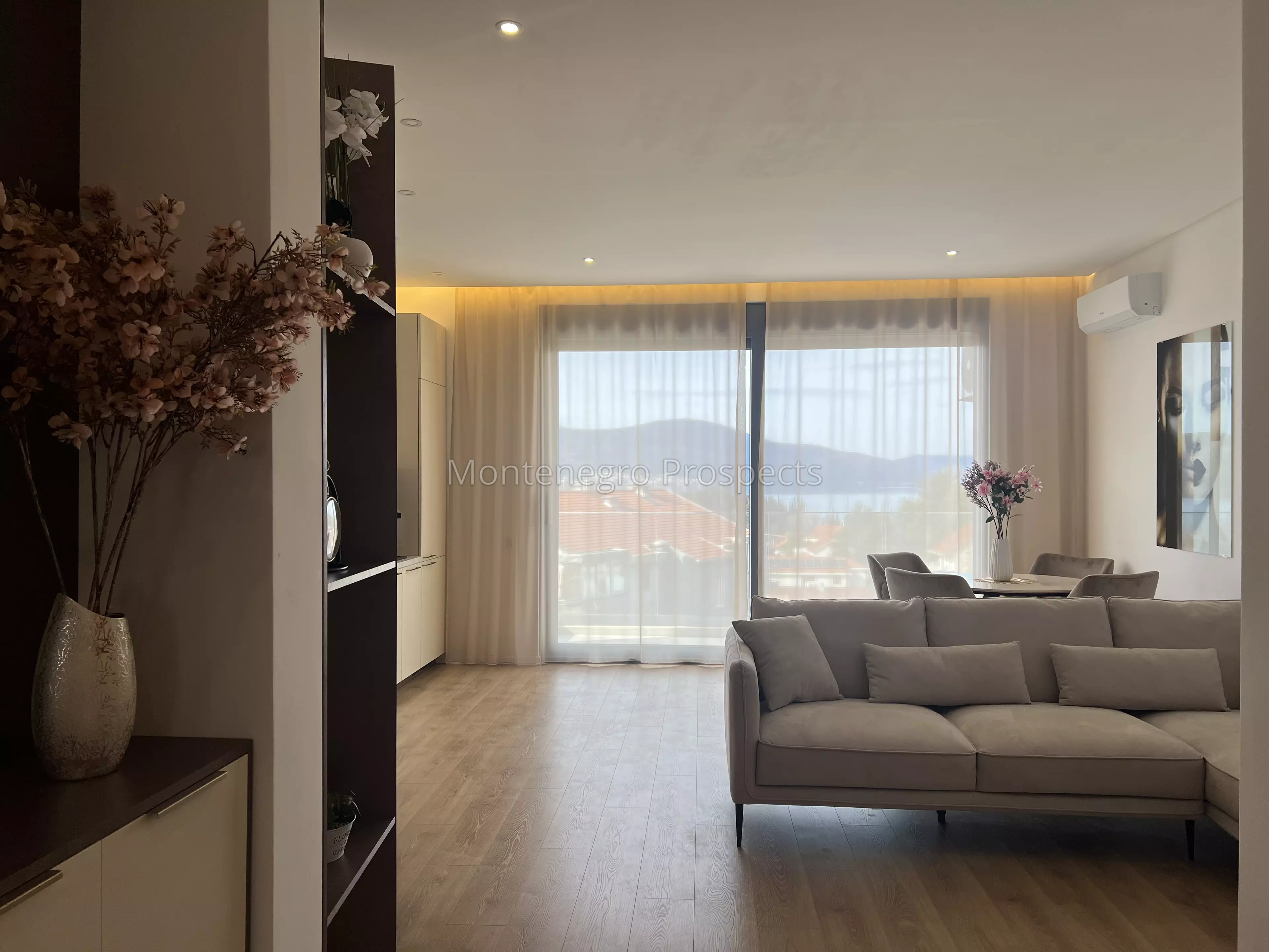 Modern two bedroom apartment with sea views in tivat 13850 10