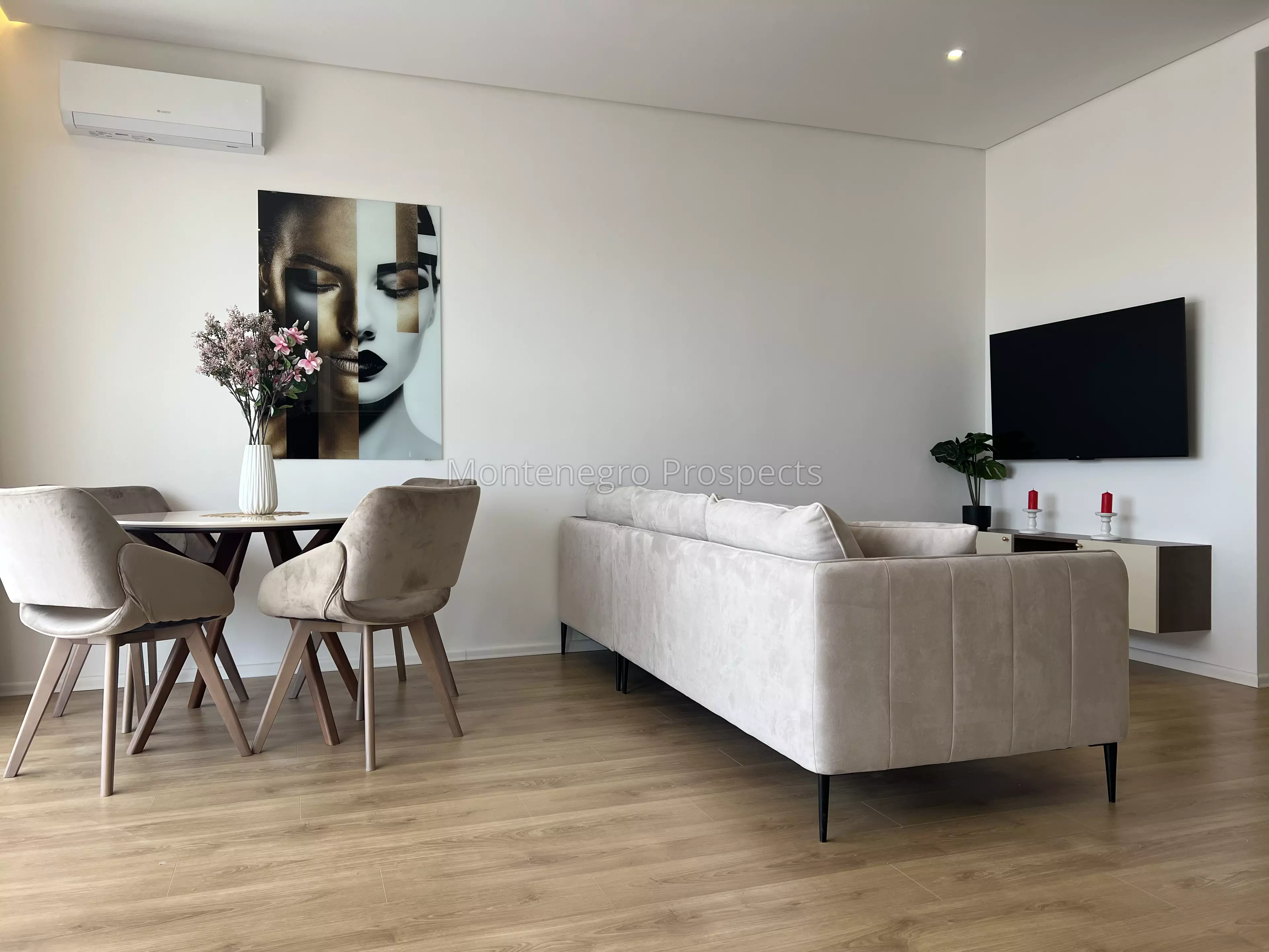 Modern two bedroom apartment with sea views in tivat 13850 12